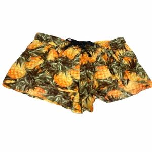 Victoria’s Secret Pineapple Shorts, Yellow, Small